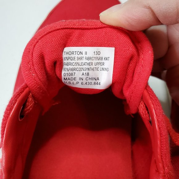 *SOLD* Polo Ralph Lauren Thorton II Canvas Sneakers 13 - Picture 7 of 12